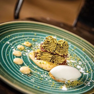 La tasqueria milhoja pistacho