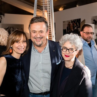 1228 2620 antonella nonino con lo chef stellato emanuele scarello e la sorella michela sommerlier