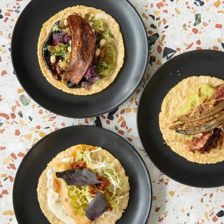 Baja fish   cauliflower   steak tacos courtesy sam wells downtown interior courtesy sam wells