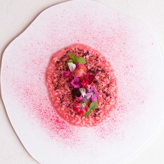 32 riso rosa e gamberi
