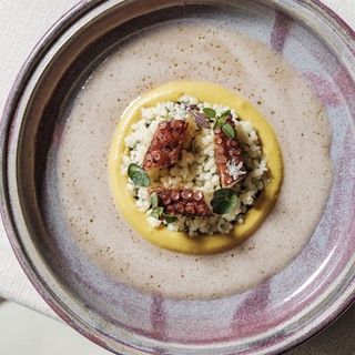 Octopus tagine (fregola  preserved orange  tal pessikan dates)(1)