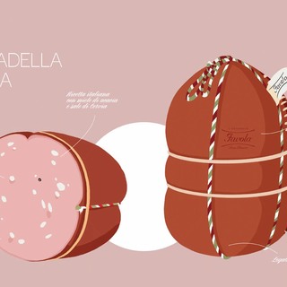 Mortadella favola illustration gruppoeditoriale melania branca